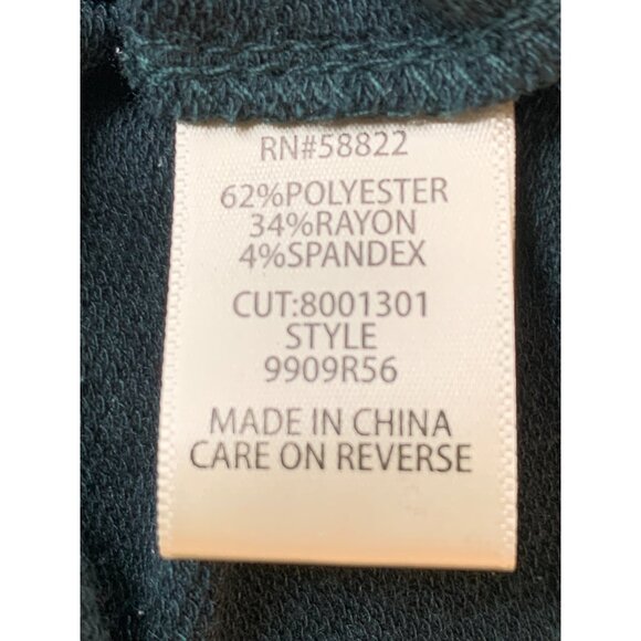 NWT Max Studio Green Raglan Pullover Shirt Dress XL NWT Bishop Sleeve RT10533 - Picture 5 of 9